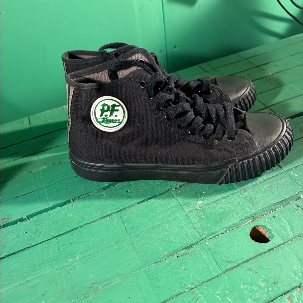 P.F. Flyers Black Canvas High-Tops